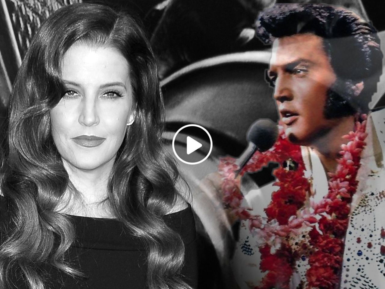 In The Ghetto Elvis Presley With Lisa Marie Presley